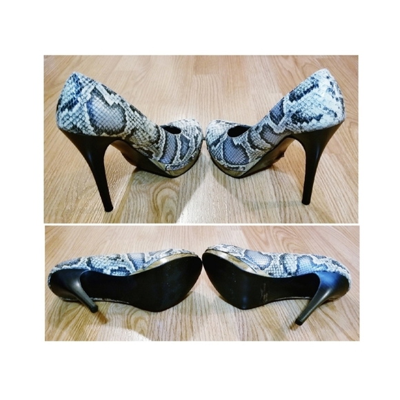 BKE Snake-Print Heels - Size 7 - Picture 7 of 9